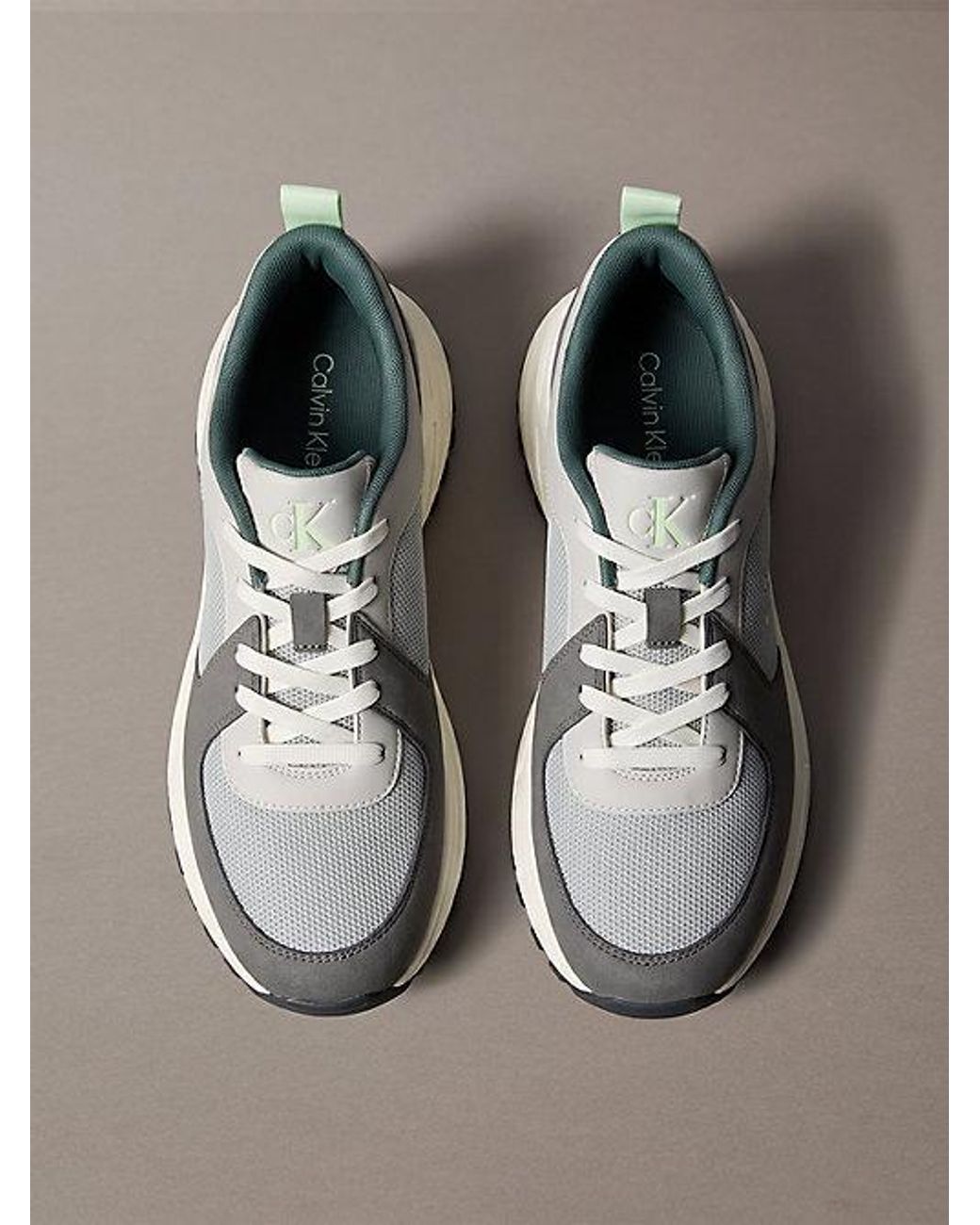 Calvin Klein Metallic Traction Runner Trainers for men