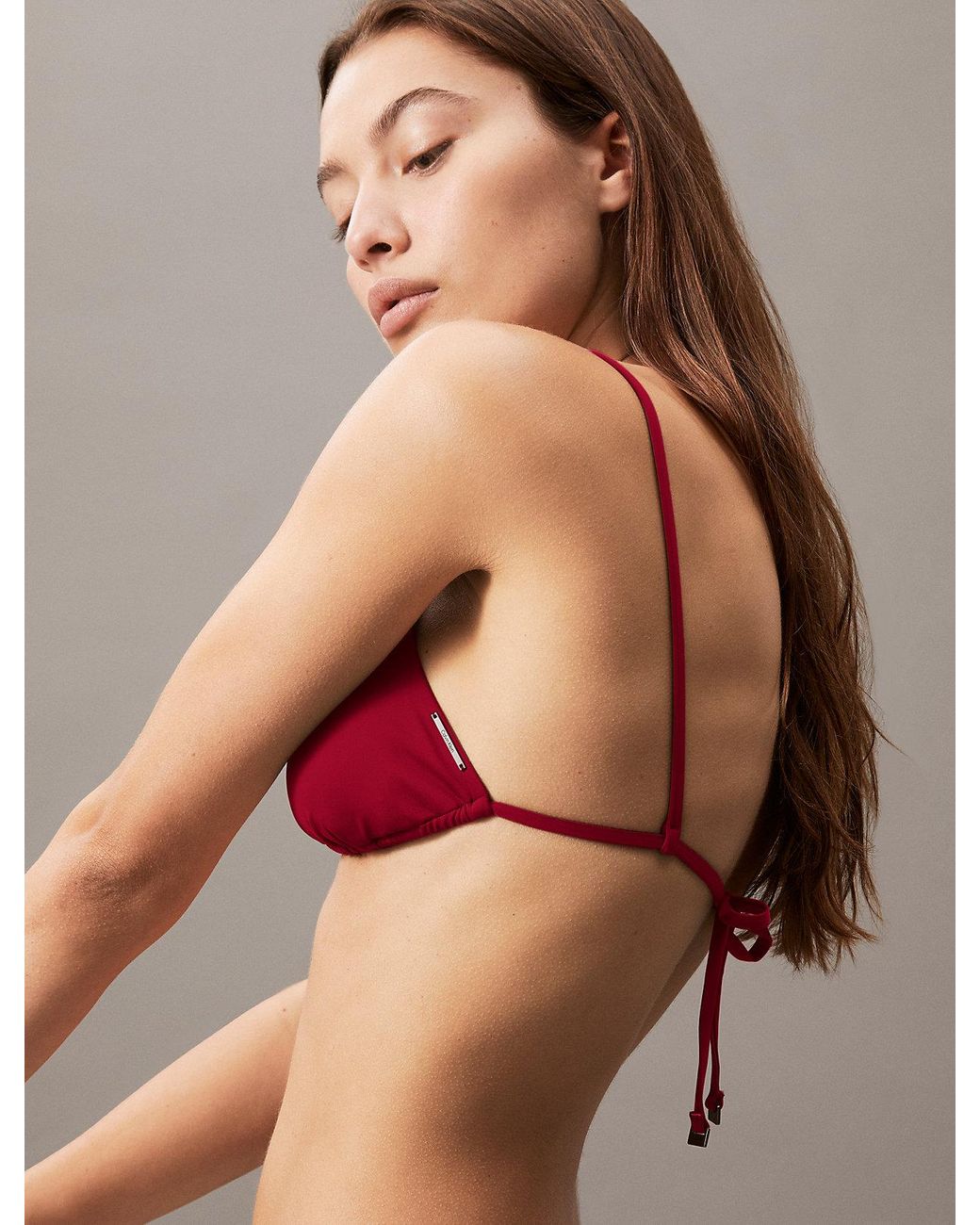 Calvin Klein Red Bikini Bottoms