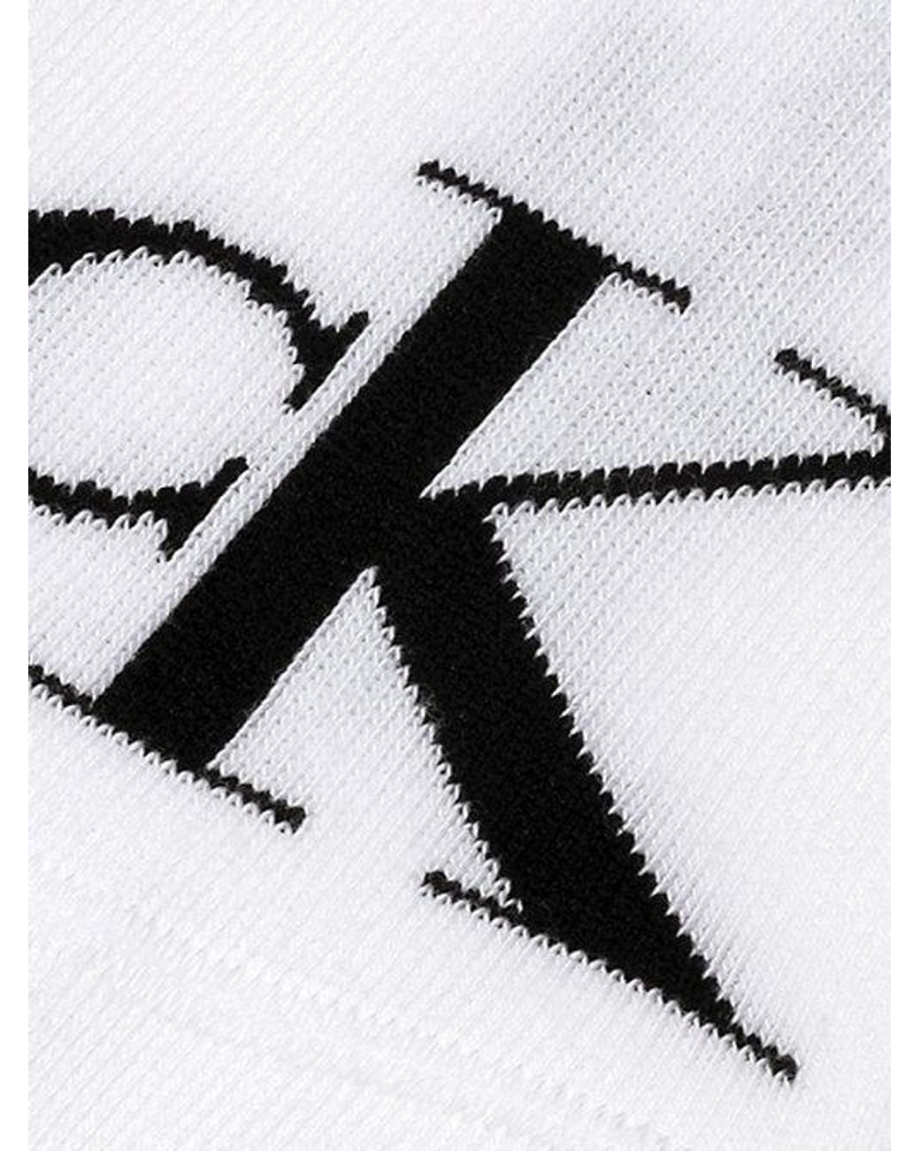 Calvin Klein White Jeans 2 Pack Ankle Socks