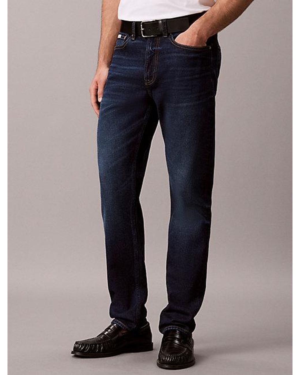Calvin Klein Gray Jeans Tapered Jeans for men