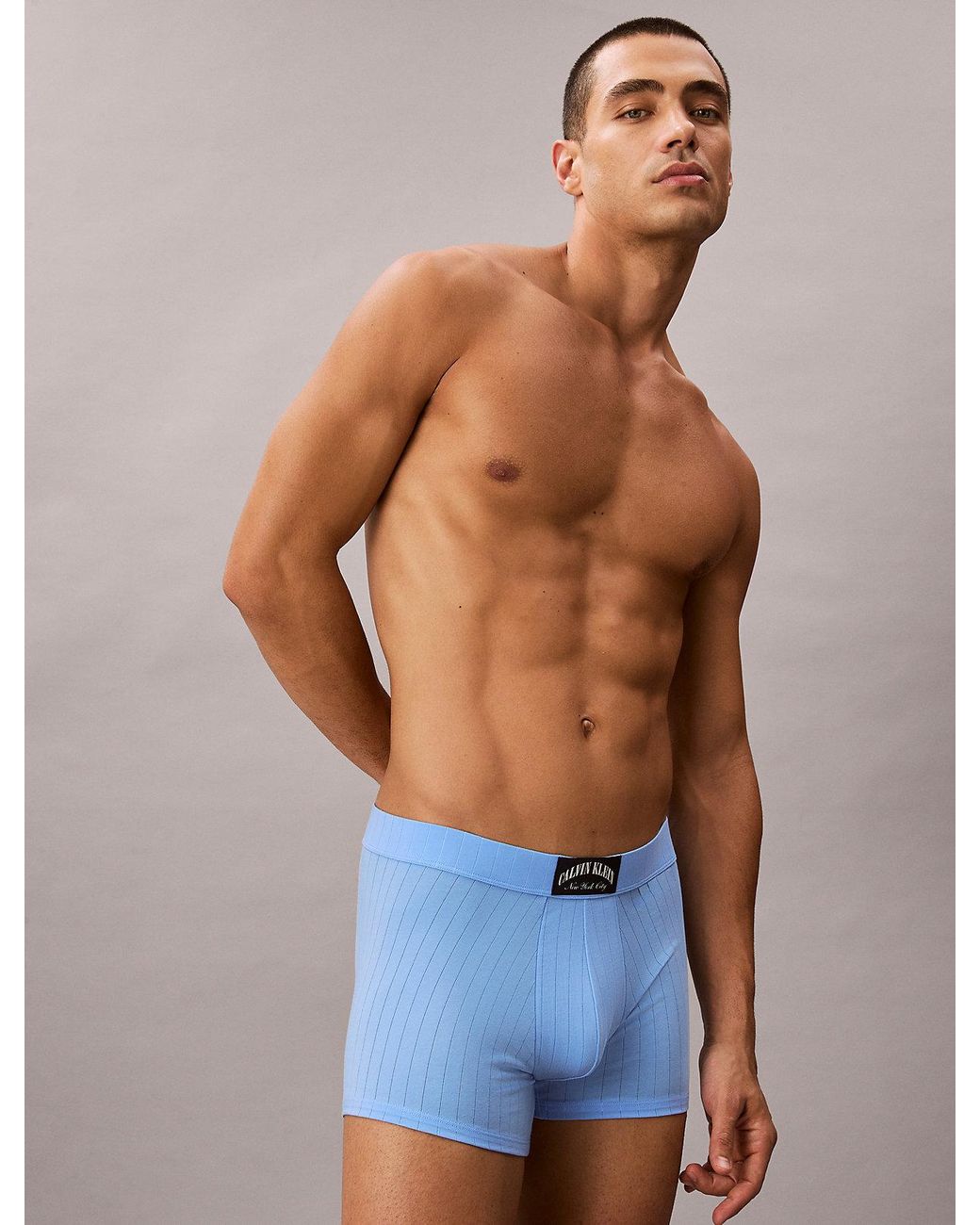 Boxers Courts Calvin Klein pour homme en coloris Blue
