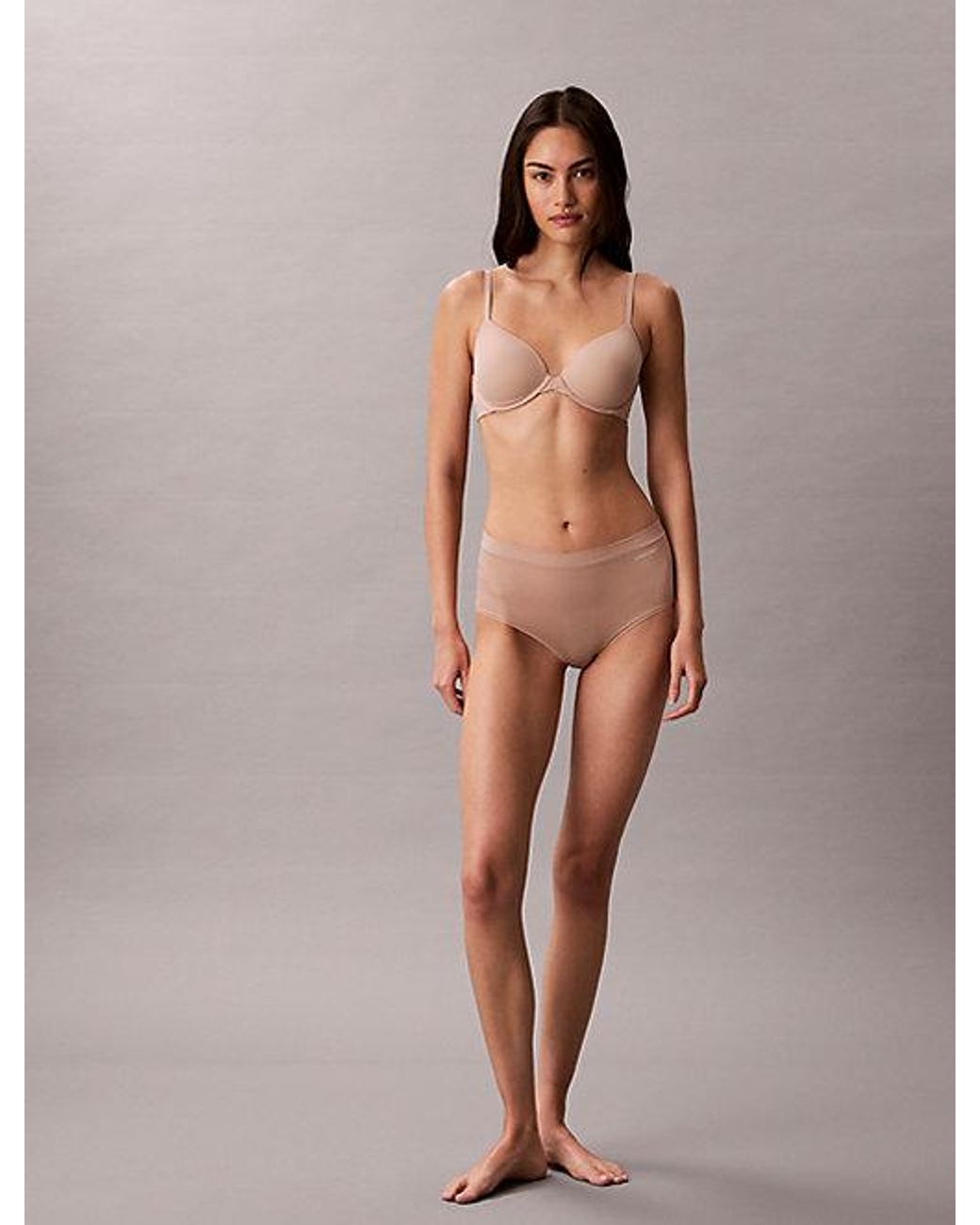 Calvin Klein Brown Lightly Lined Full Coverage T-Shirt Bra Perfectly Fit