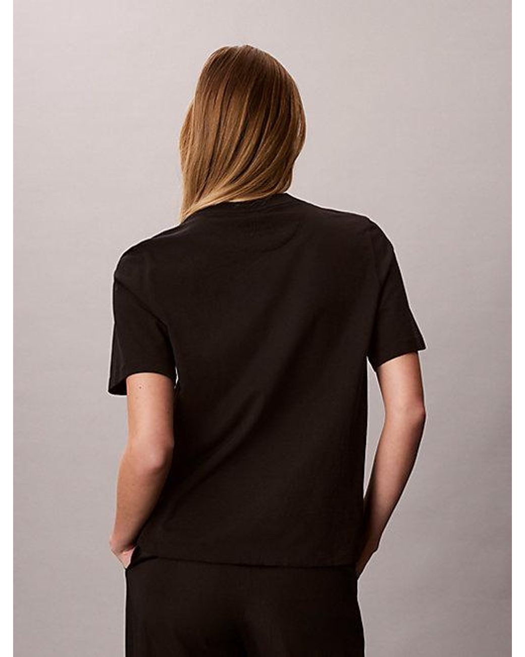 Calvin Klein Black Kate Moss Obsession Small Graphic T-Shirt