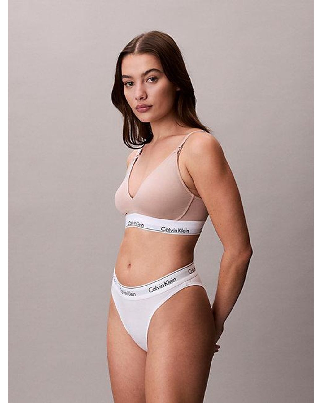 Calvin Klein Voedingsbralette in het Brown