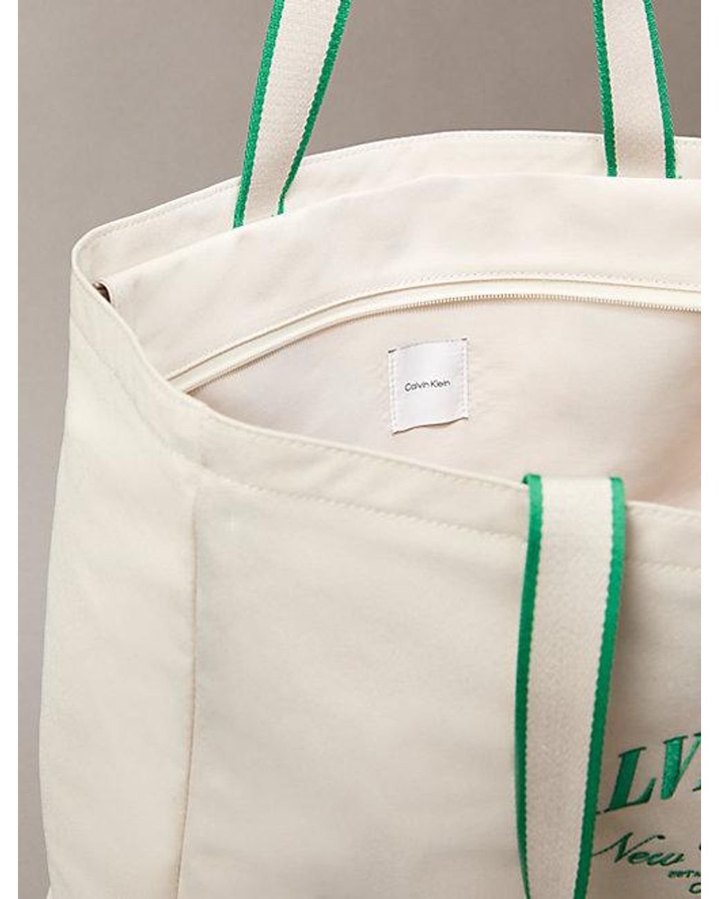 Calvin Klein Natural Heritage Crest Logo Tote Bag for men