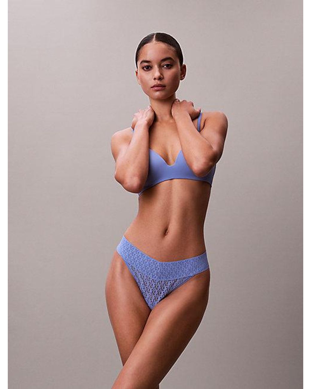 Calvin Klein Multicolor Thong Icon Logo Lace