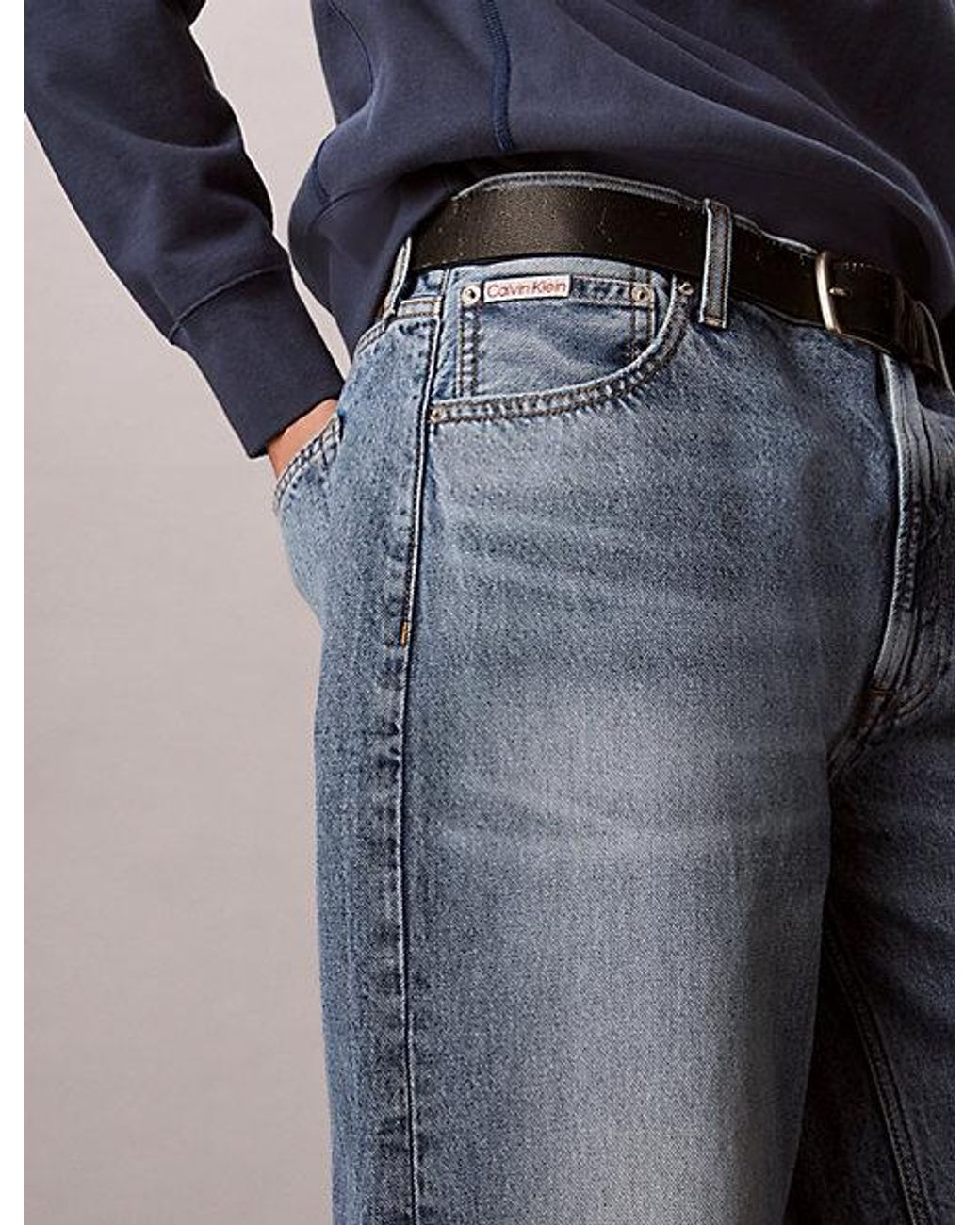 Calvin Klein Blue Jeans Baggy Jeans for men