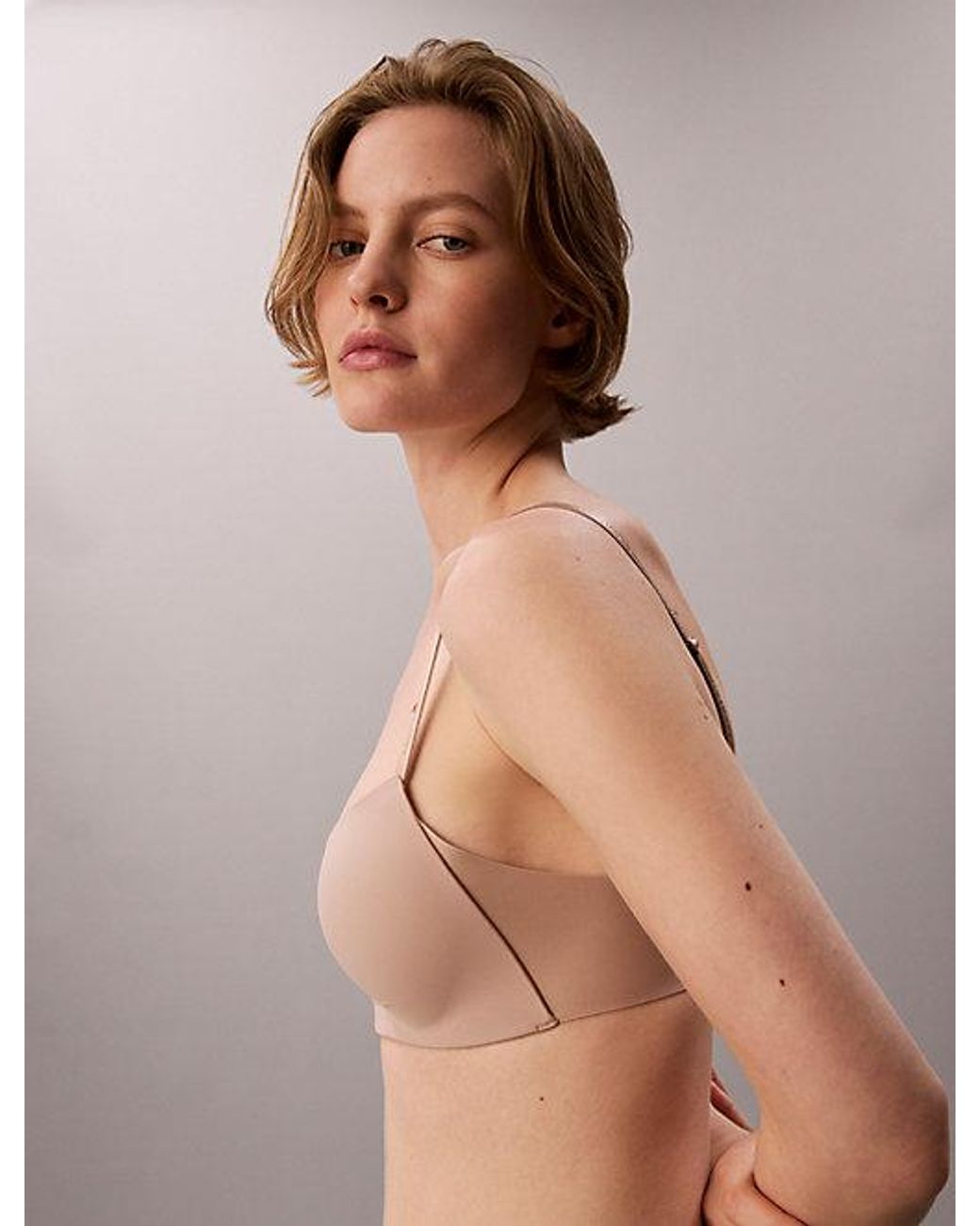 Calvin Klein Brown Lift Triangle Bra Perfectly Fit Custom Lift