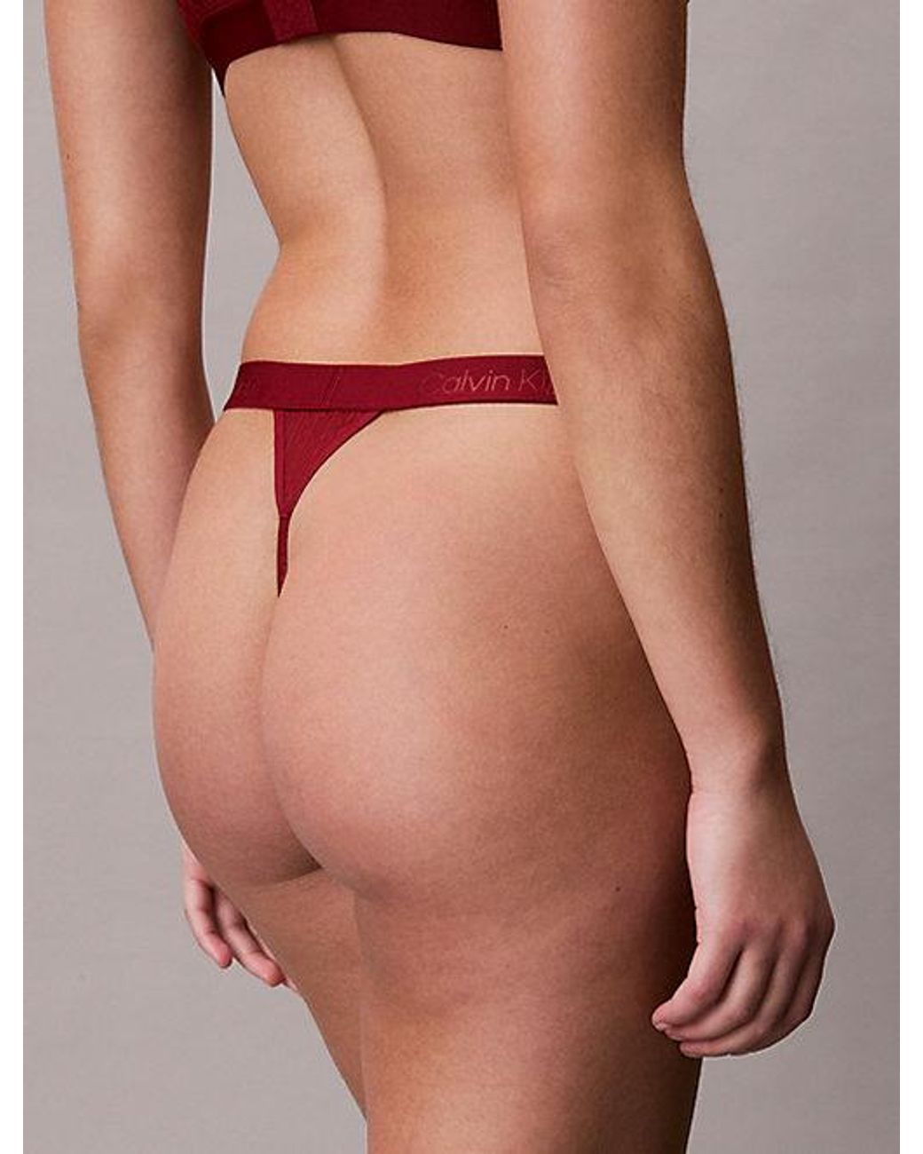 Calvin Klein String in het White