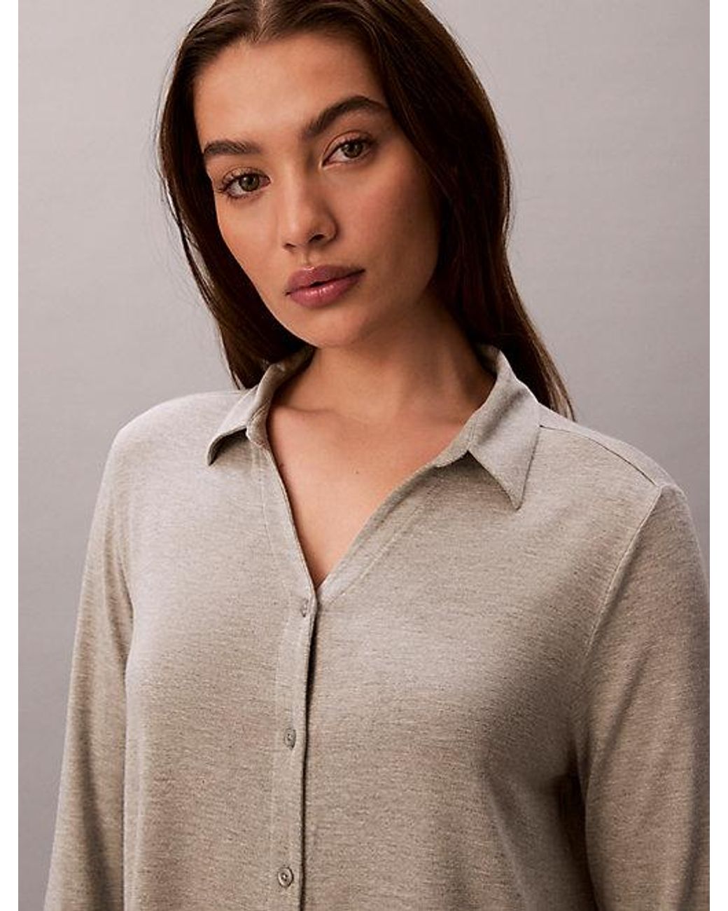 Calvin Klein Multicolor Shirt And Pants Set Ultra Soft Modal