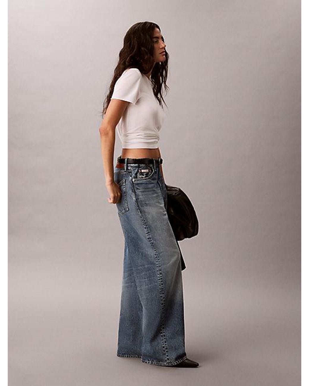 Calvin Klein Multicolor Jeans Low Rise Cinched Baggy Jeans