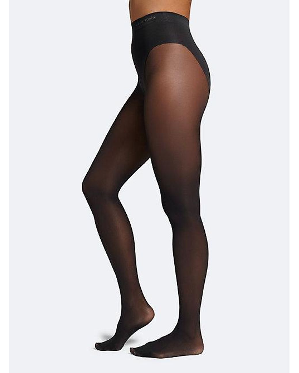 Calvin Klein Black 40 Denier Run Resistant Shaper Tights