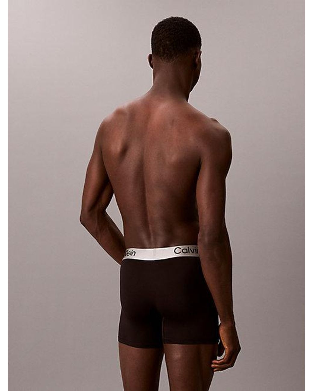 Calvin Klein 3-Pack Boxer Briefs in het Black voor heren