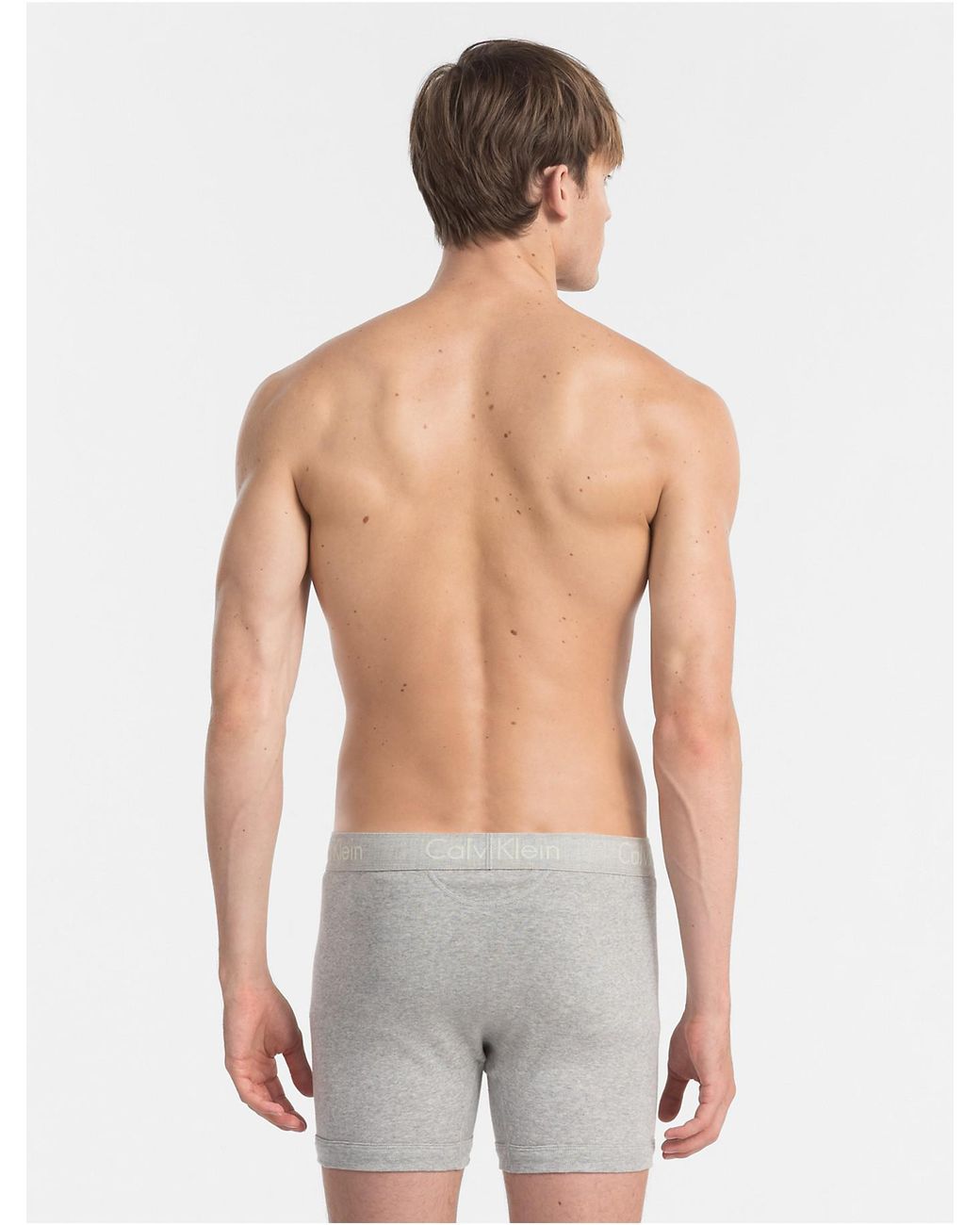 Calvin Klein Body Button Fly Boxer Brief in Gray for Men | Lyst