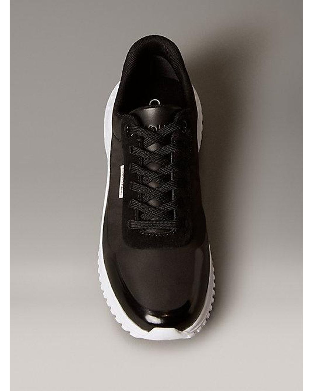 Calvin Klein Metallic Mirrored Tab Ultralight Trainers