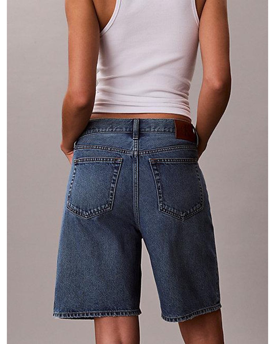 Calvin Klein Blue Jeans Denim Bermuda Shorts