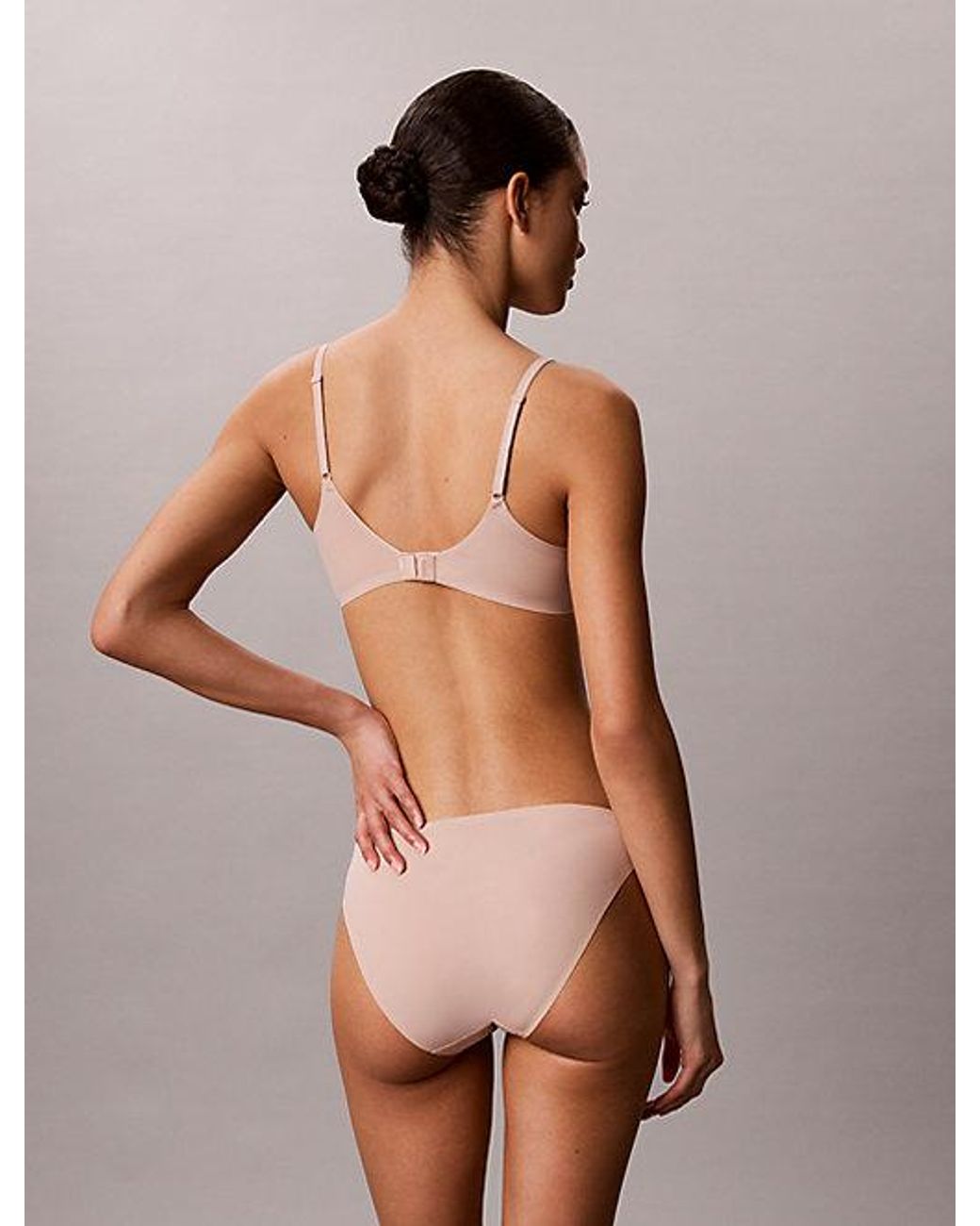 Calvin Klein Natural Lightly Lined Demi Bra Perfectly Fit Ultra Light