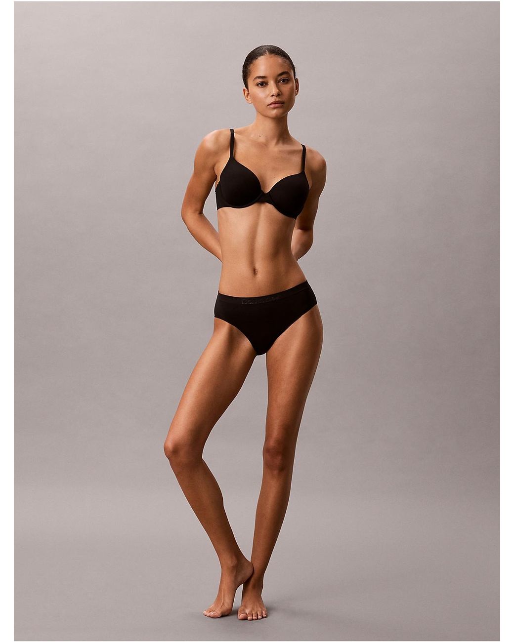 Calvin Klein Black Bonded Flex Bikini