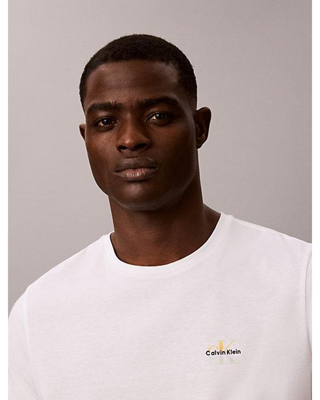 Calvin Klein White Lounge T-Shirt Icon Cotton for men