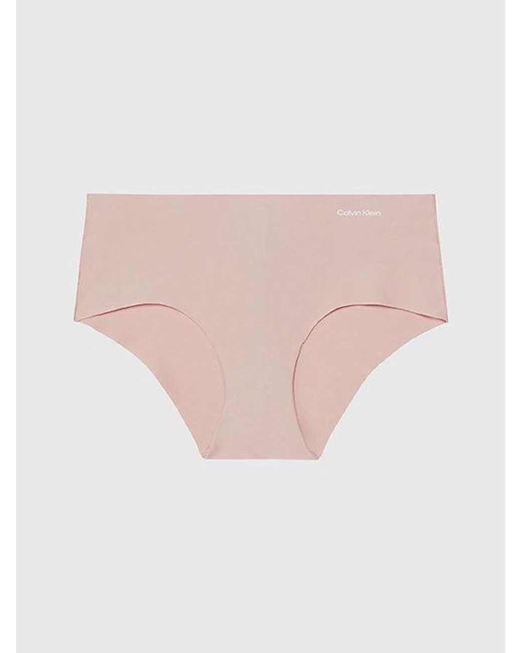 Calvin Klein Natural Hipster Panty Invisibles Microfibre Stretch
