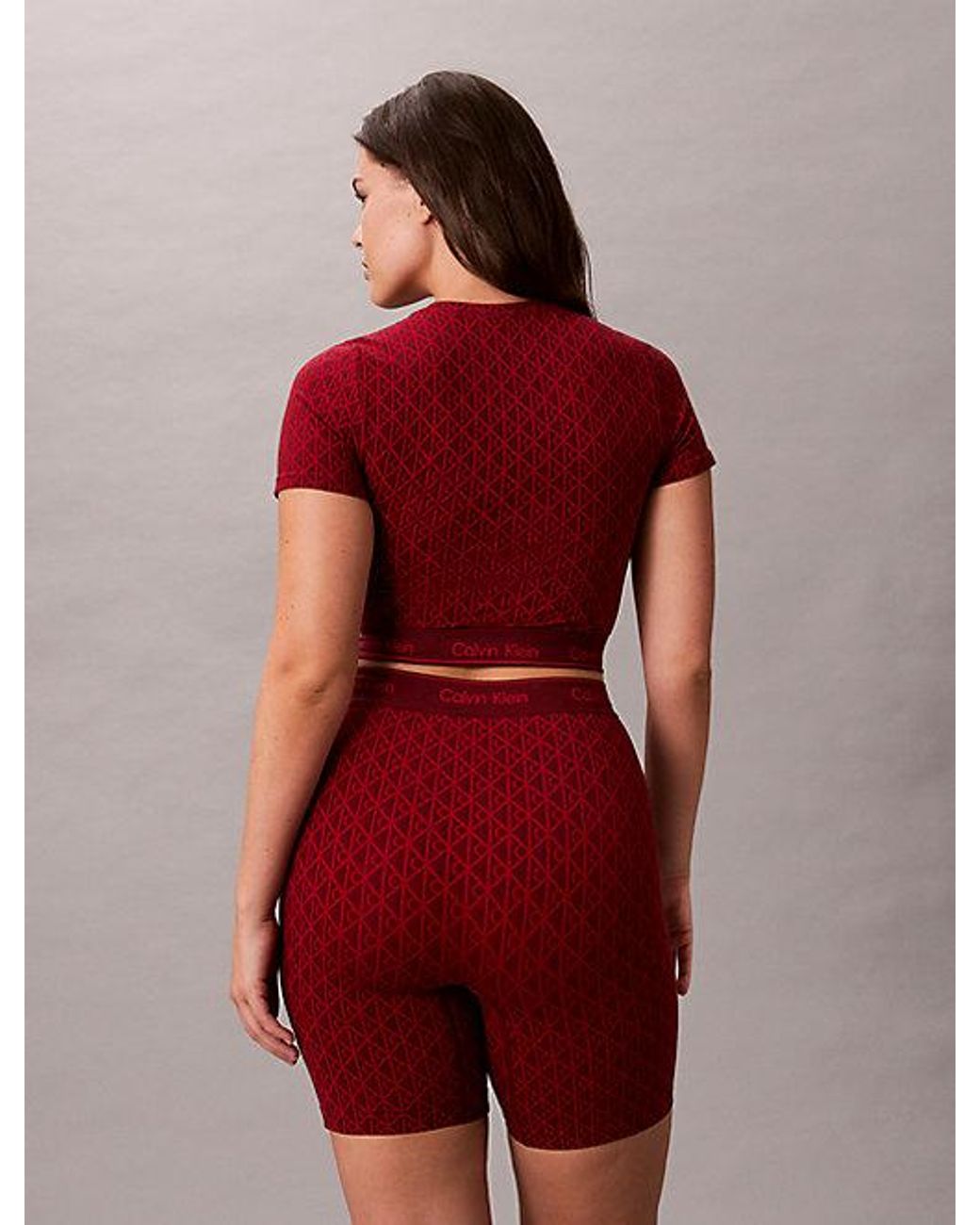 Calvin Klein Shapewear Shorts in het Red