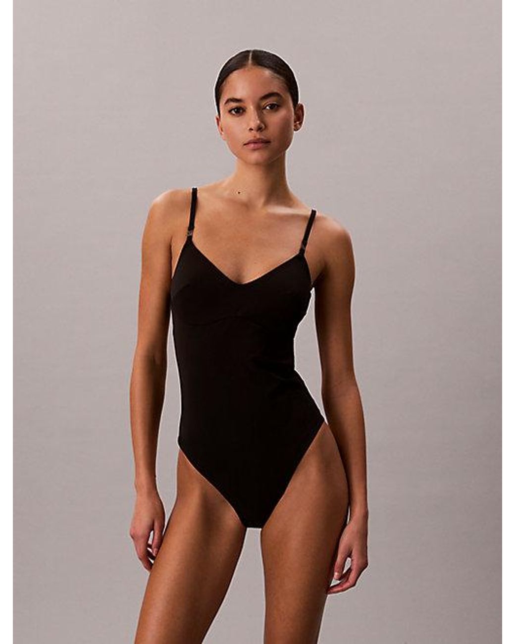 Calvin Klein Black Cut Out Swimsuit Ck Tailored
