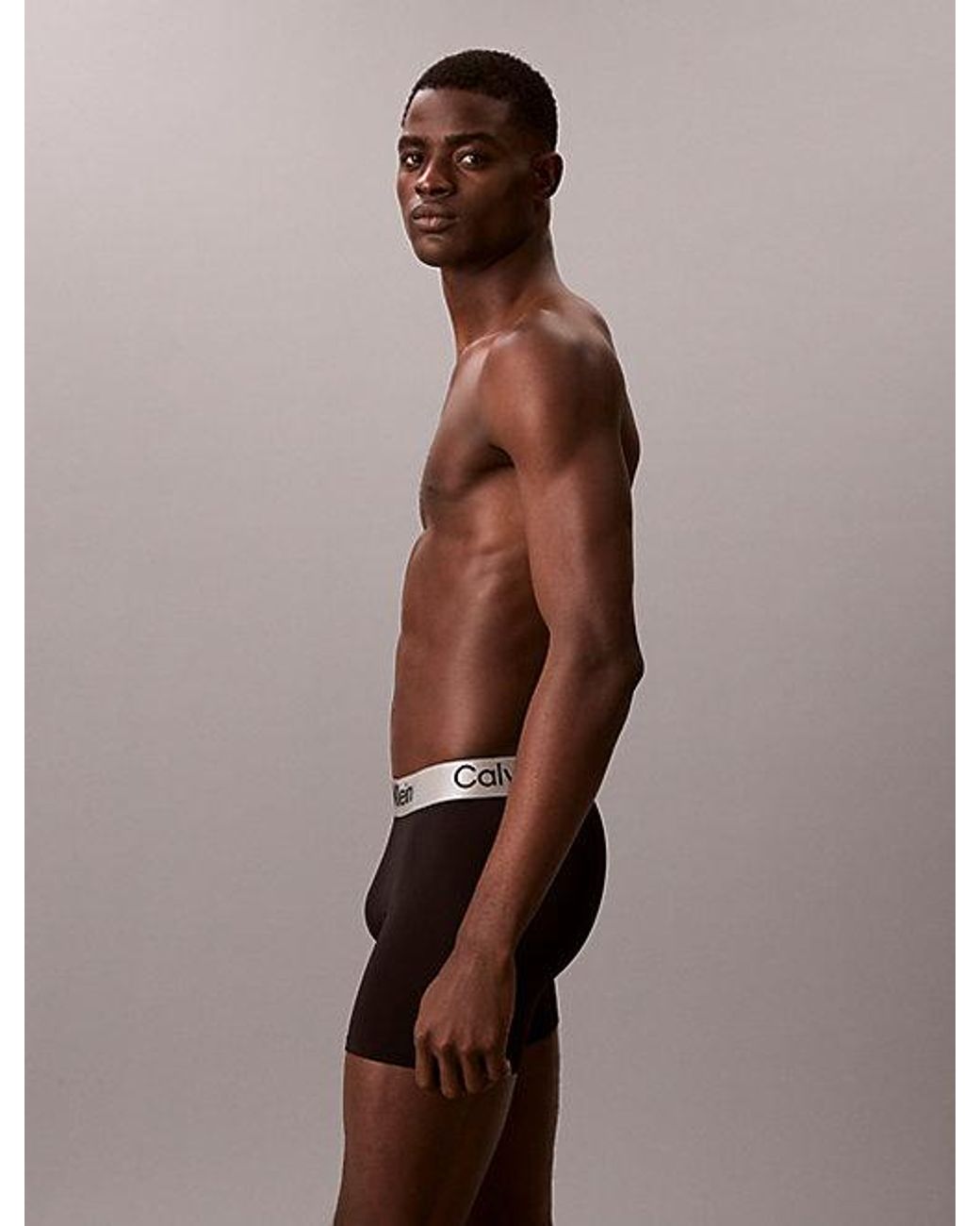 Calvin Klein 3-Pack Boxer Briefs in het Black voor heren