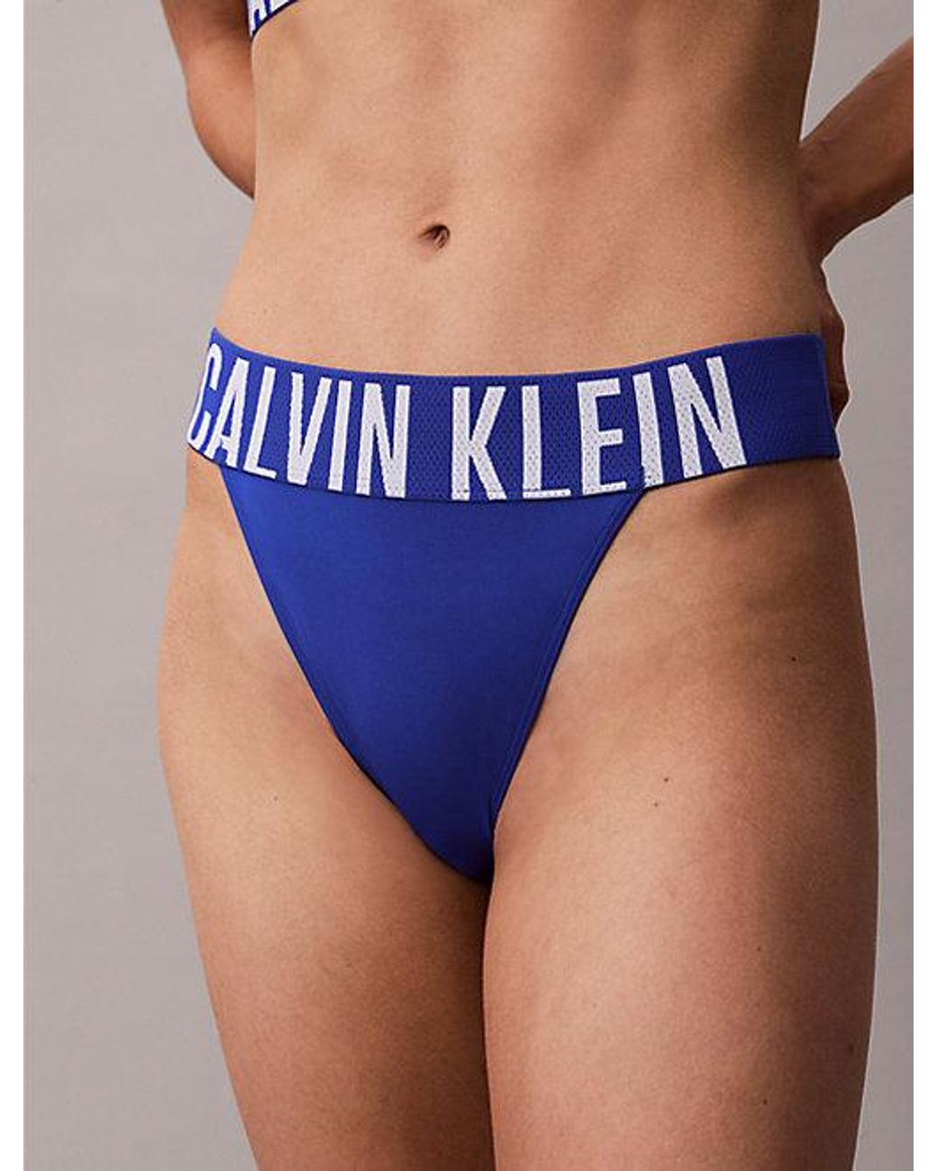 Calvin Klein String in het Blue
