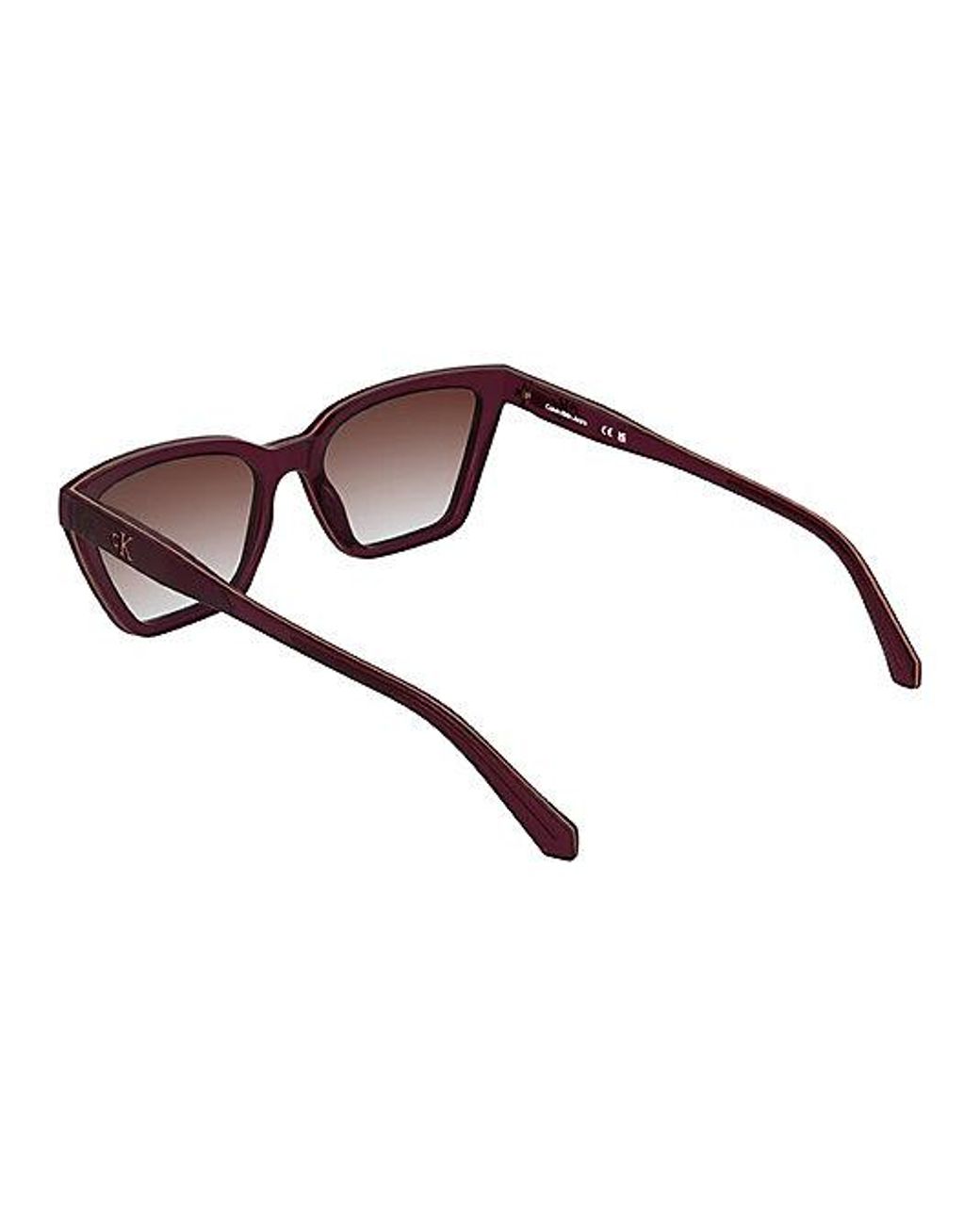 Calvin Klein Brown Jeans Modified Rectangle Sunglasses