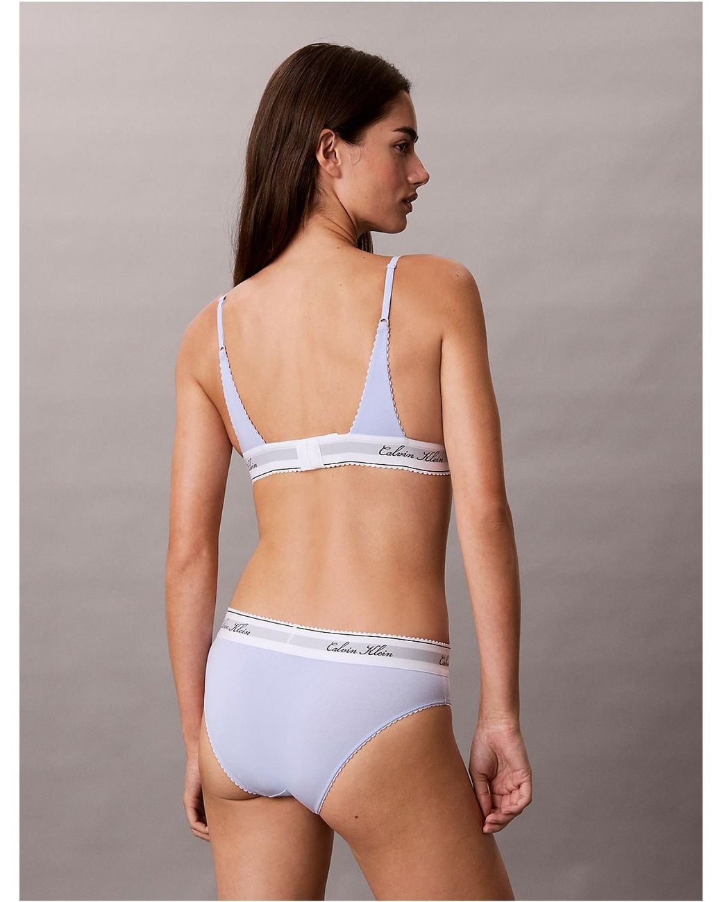 Calvin Klein Multicolor Icon Cotton Modal Script Bikini