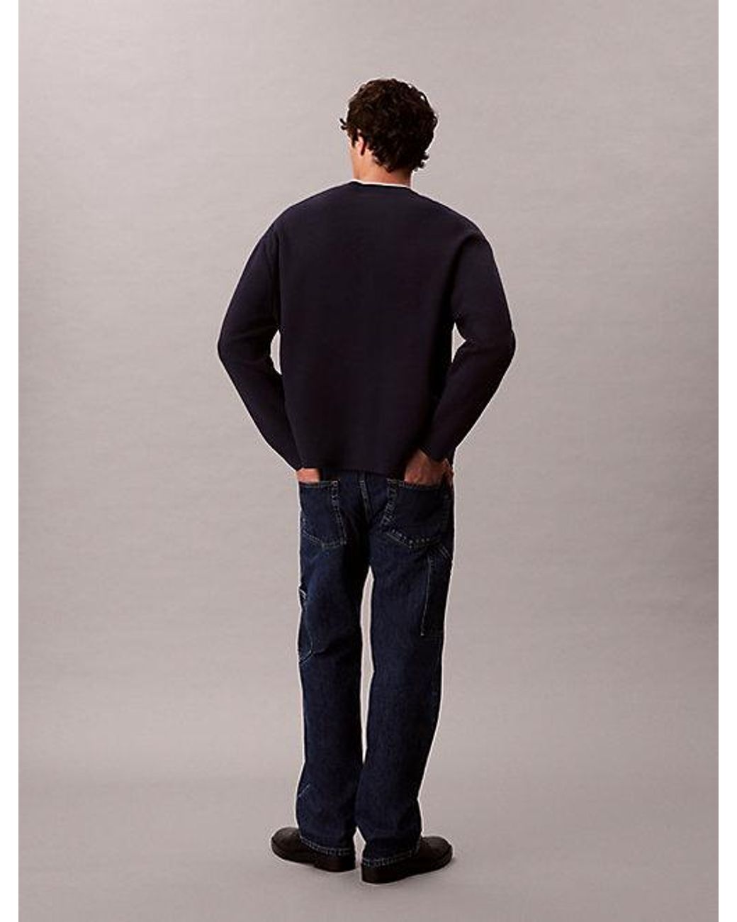 Calvin Klein Blue Jeans Straight Leg Carpenter Jeans for men