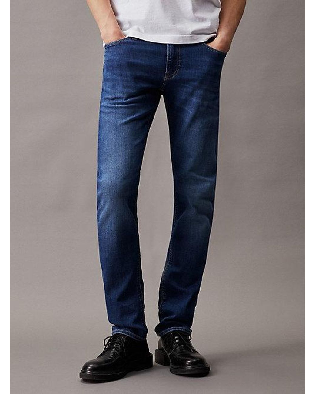Calvin Klein Slim Jeans in het Blue voor heren