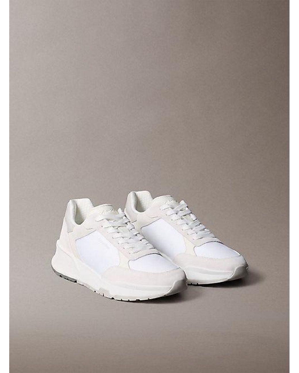 Calvin Klein Metallic Suede Chunky Dad Trainers for men