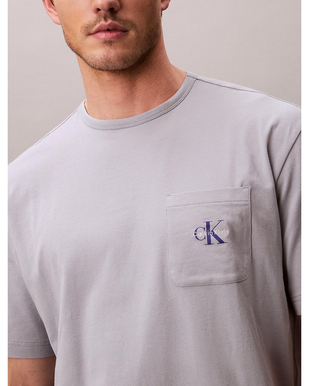 Haut De Pyjama Calvin Klein pour homme en coloris Purple