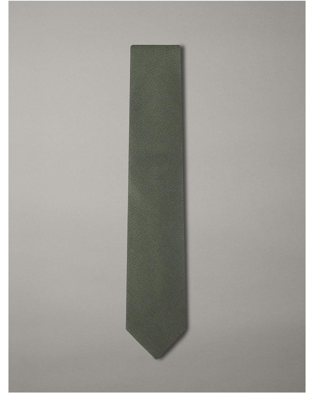 Calvin Klein Gray Solid Tie for men