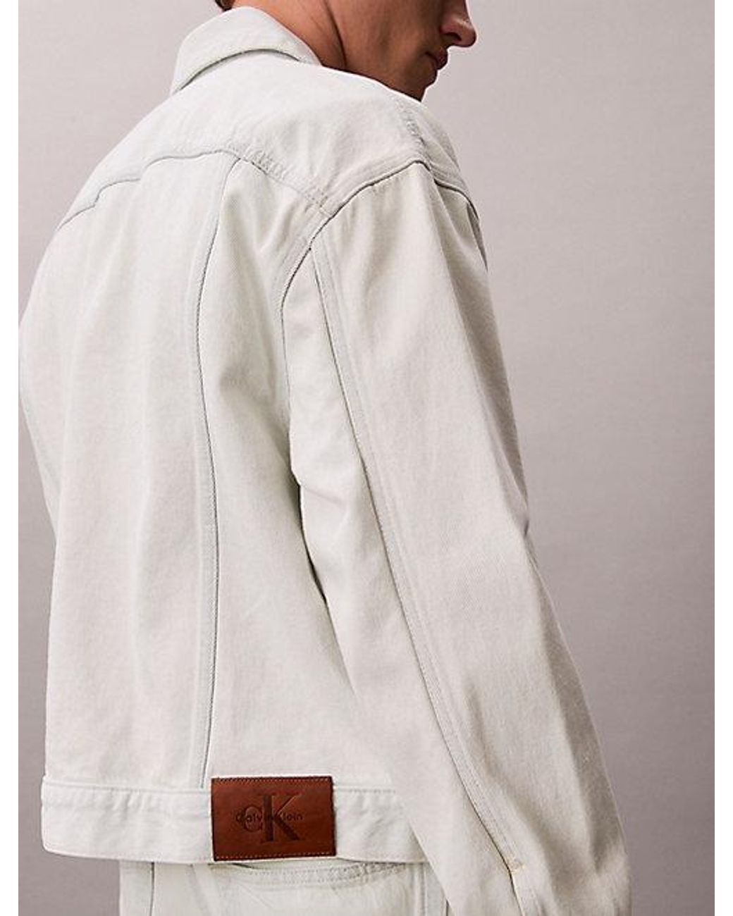 Calvin Klein Gray Jeans 90S Denim Jacket for men