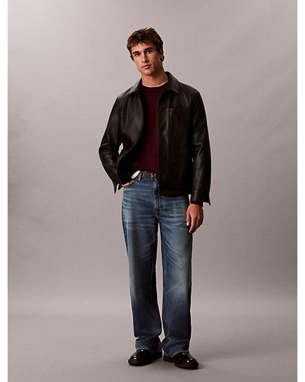 Calvin Klein Multicolor Jeans Smooth Cotton Crewneck Jumper for men
