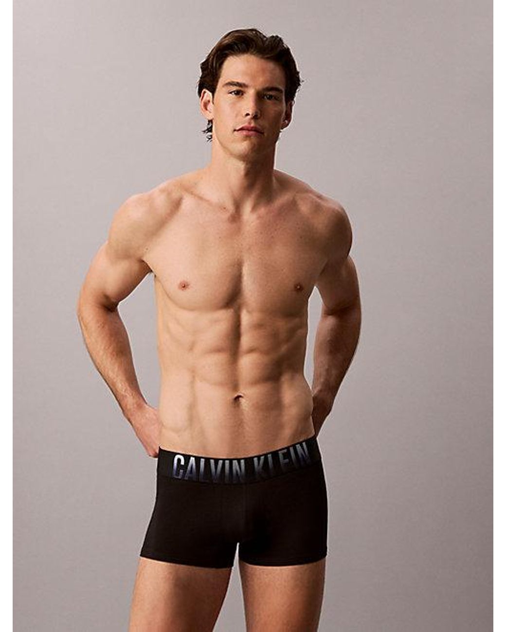 Calvin Klein Multicolor 3 Pack Trunks Intense Power Cotton for men