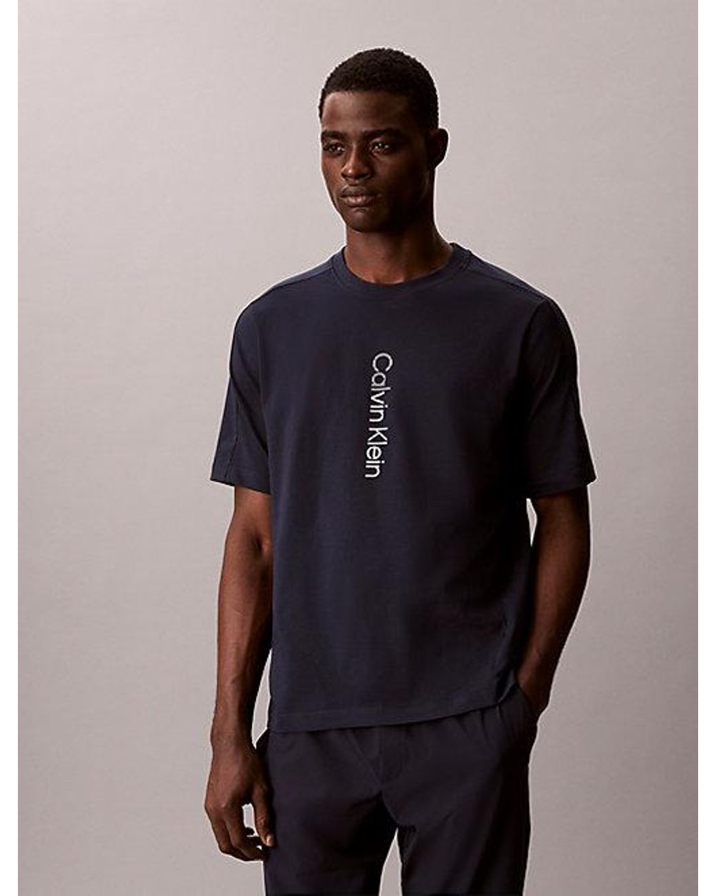 Calvin Klein Multicolor Sport Performance Cotton Blend Gym T-Shirt for men