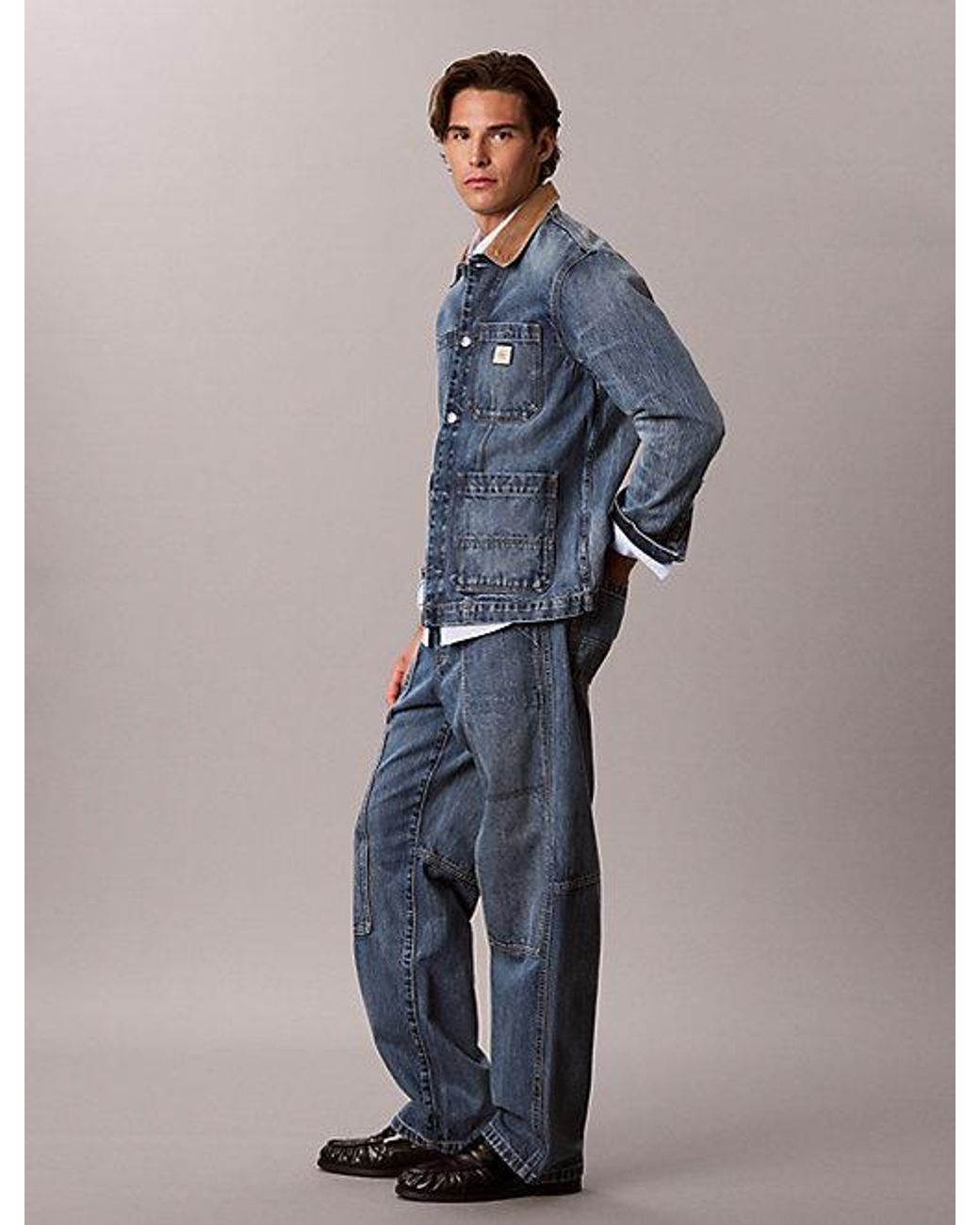 Calvin Klein Blue Jeans Straight Carpenter Jeans for men
