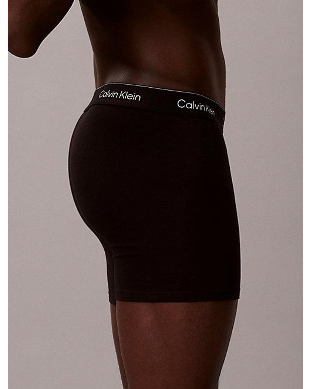 Calvin Klein Black 7 Pack Boxer Briefs for men