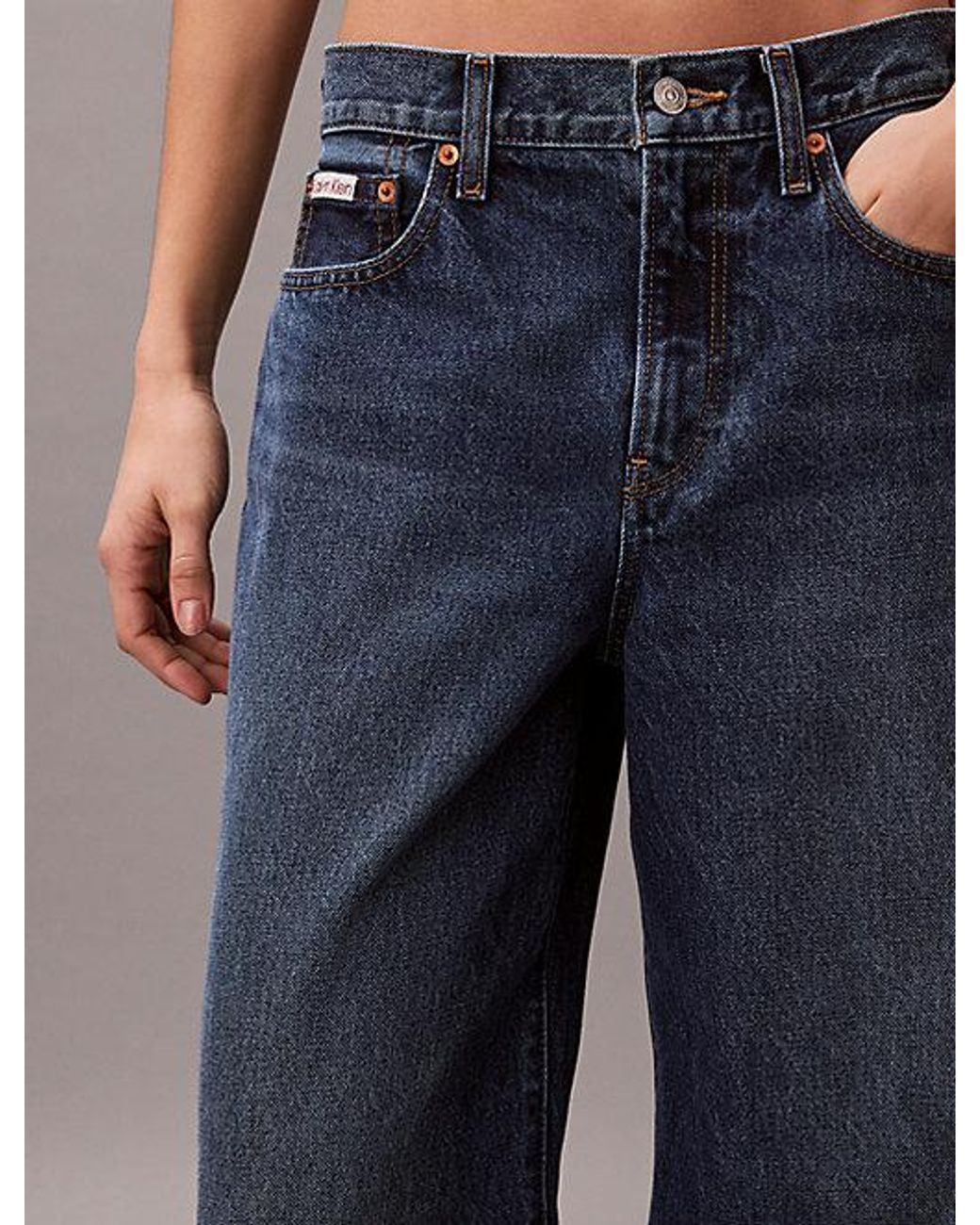 Calvin Klein Blue Jeans Wide Leg Jeans
