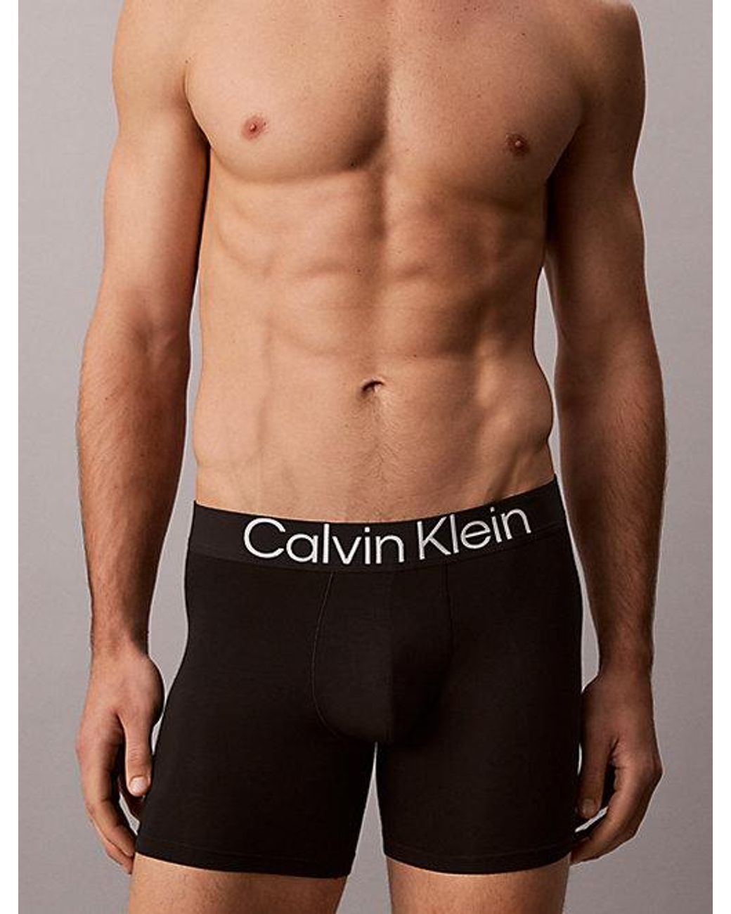 Calvin Klein Black 3 Pack Boxer Briefs Ultra Soft Cotton Lyocell for men