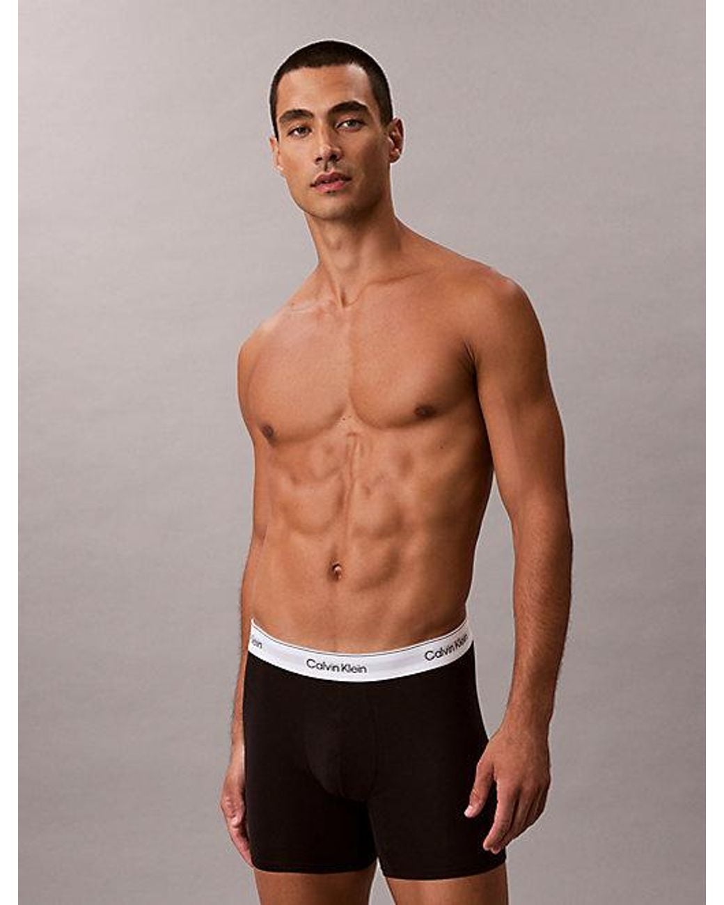 Calvin Klein Blue 3 Pack Boxer Briefs for men