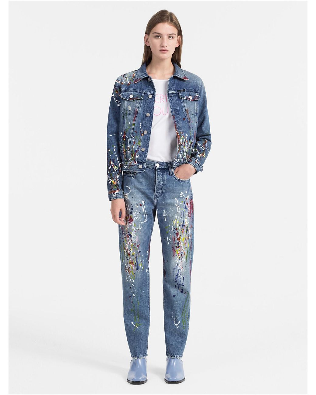 Calvin klein paint splatter deals