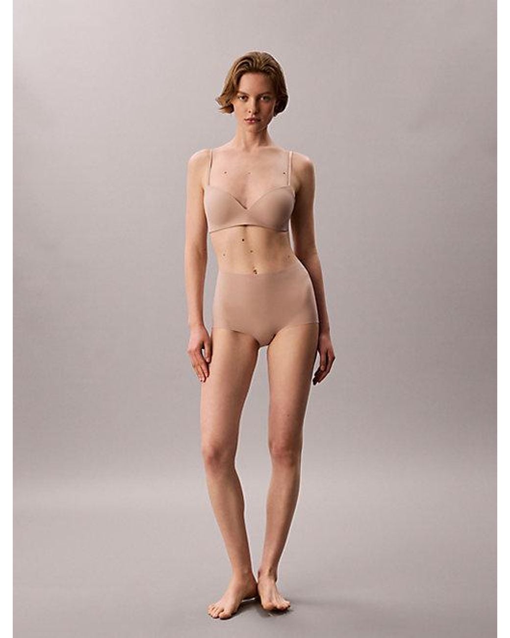 Calvin Klein Brown Lift Triangle Bra Perfectly Fit Custom Lift
