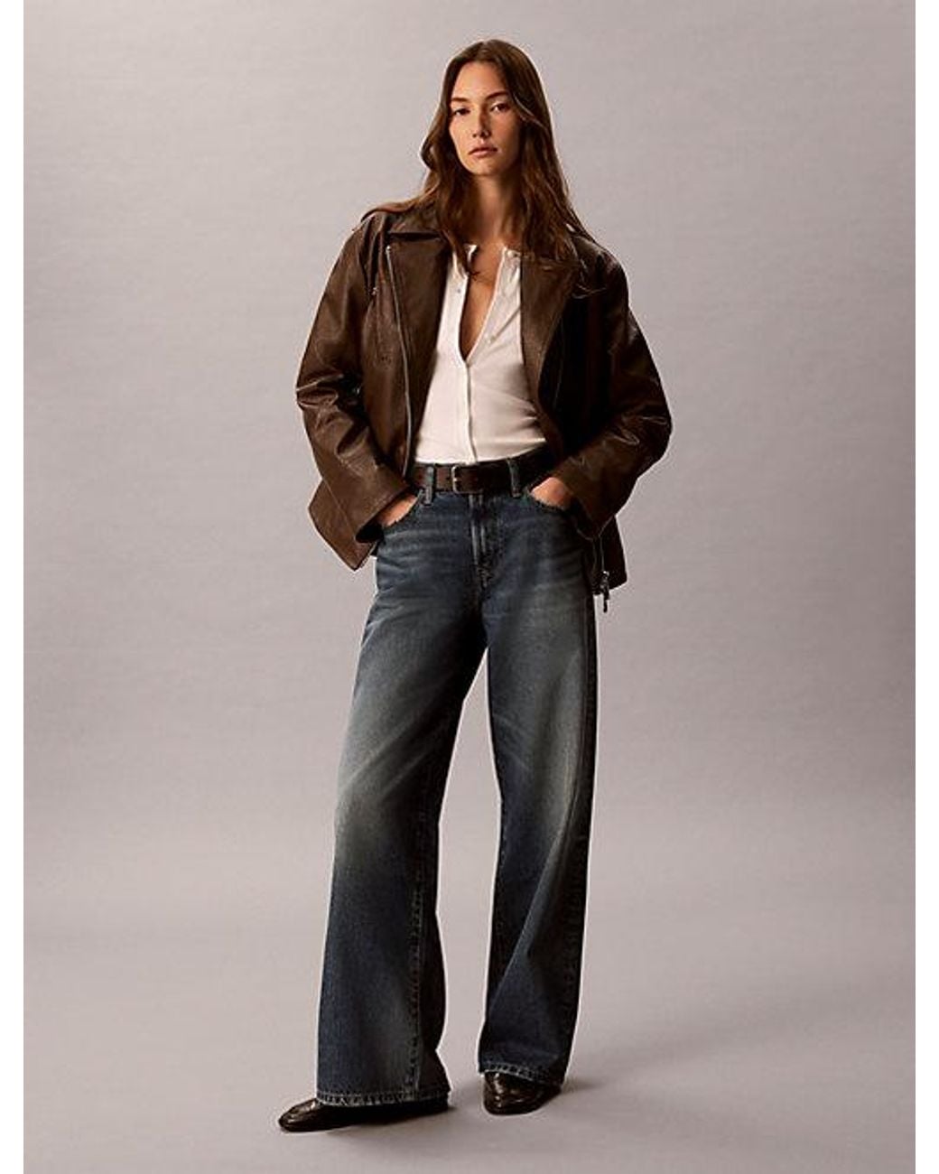 Calvin Klein Multicolor Jeans Wide Leg Jeans