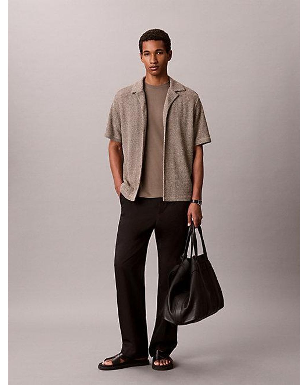 Calvin Klein Natural Supima Cotton T-Shirt for men