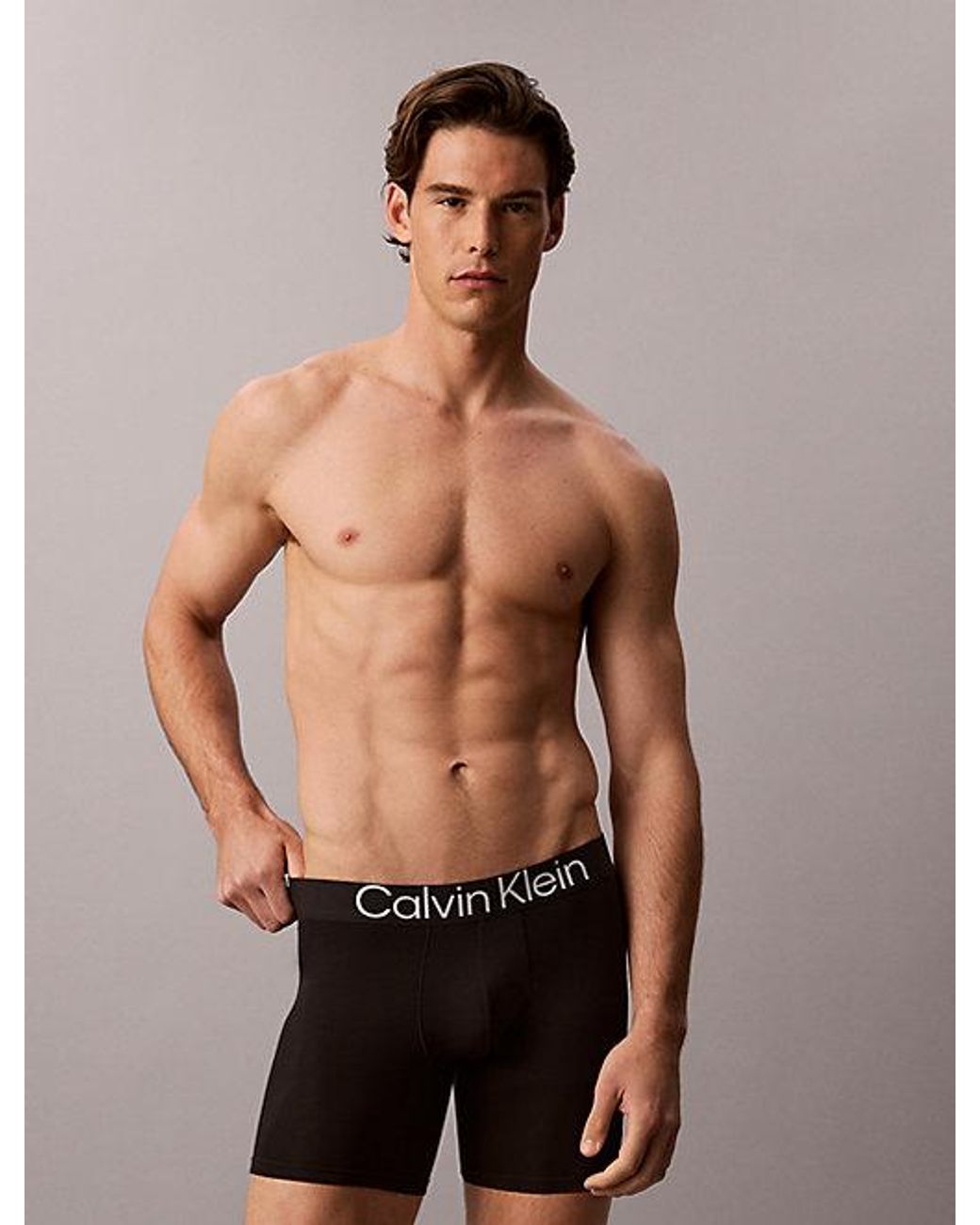 Calvin Klein Multicolor 3 Pack Boxer Briefs Ultra Soft Cotton Lyocell for men