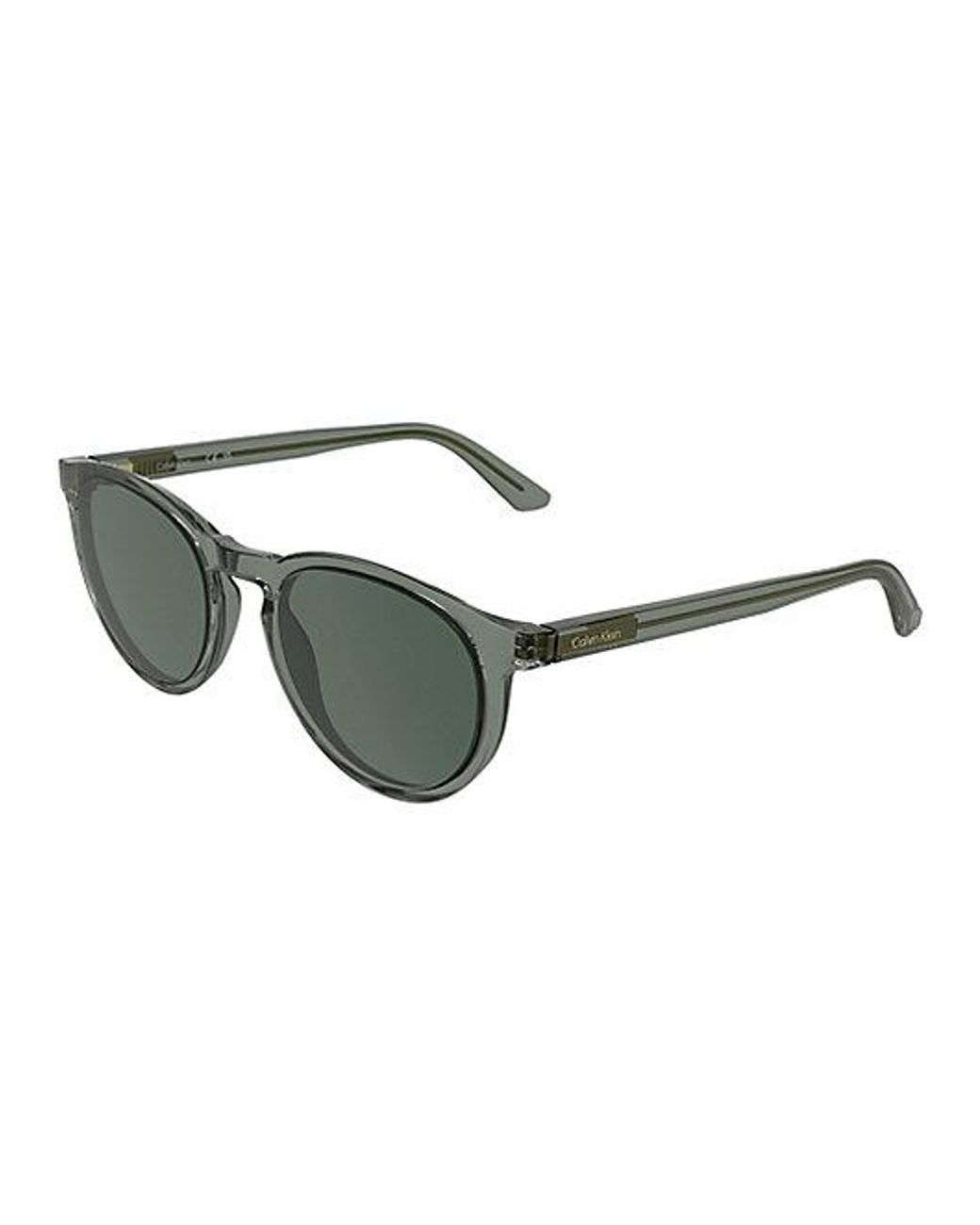 Calvin Klein Green Round Sunglasses